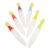 Roleader 6pcs Colored Washable Chalk Painting Pen for Wooden Handles Art Paint Brushes for Teens Kit for Drawing Layering and Classroom Home Creative Practice