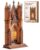 Rolife 3D Wooden Puzzle – Gothic Twin-Tower Cathedral Architecture Model with LED Lights, DIY Craft Building Kit for Adults, Unique Home Decor & Birthday for Hobbyists