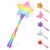Rolimey Twinkle Tap Wand Credit Card, 3D Fairy Wand Tap to Pay Card Holder, Princess Magic Wand Debit & Credit Card Holder, Star Wand Contactless Payment Gift for Adults，Colorful
