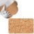 Rolled Cork Sheets for Bulletin Boards, 48in Wide Giant Cork Roll with Adhesive Backing for Office Classroom School Nursery and Daycare Center, 8mm Thick