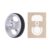 Roller Scroll Pulley Wheel and Smooth Feet Pad Set GProX Ultra Light Repair Parts High Wheels