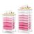 Rolling Carts:Rolling Carts With 5 Drawers+Rolling Cart With 8 Drawers,Pink