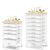 Rolling Carts:Rolling Carts With 5 Drawers+Rolling Cart With 8 Drawers, White