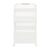 Rolling Laundry Basket 2 Tier Collapsible PP Clothes Hamper with Wheels for Bedroom