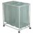Rolling Laundry Sorter Cart, PVC Frame Laundry Organizer with Removable Washable Mesh Bags and Smooth Rolling Casters for Bathroom Bedroom Laundry Room