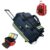 Rolling Medical Bag with Wheels, Detachable 2-in-1 Trolley Case, Large First Responder Empty Kit, 1800D Oxford Cloth for EMT & Home Health Nurses