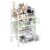 Rolling Storage Cart with Drawers, 4-Tier Metal Utility Organizer Cart
