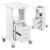 Rolling Utility Cart with Locking Casters Drawer Tool Stand Storage Rack