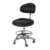 Rolling Wheels Shop Stool Pneumatic Swivel Tall Chair – 350LBS