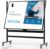 Rolling Whiteboard 48×36, Double Sided Dry Erase Board with Stand, Magnetic Mobile White Board with Wheels for Office & Classroom and Home