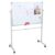 Rolling Whiteboard Mobile Stand, Height Adjustable Dry Erase Board