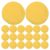 ROMISBABA 100pcs Compressed Cleansing Sponges for Face, round Facial Exfoliating Pads with Ergonomic Design, Yellow Sponge Boosts Adsorption and Convenience for Daily Skincare