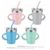 Rommeka Kids Cups with Lids and Straws, Sippy Cups with Handle