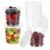 Romon Food Storage Containers with Lid, Pack of 24 Freezing Containers with Lids (710 ml/24 oz), Dishwasher Safe for Food, Small Items, Tupperware Set Made of BPA-Free for Kitchen, Mealprep, Souper