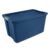 ROOK UNLIMITED 34 Gallon Latch Tote Stackable Storage Bin, Blue
