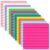 ROPCIA 600 Sheets Transparent Sticky Notes with Lines, 3×3 Inch Colorful Annotation Sticky Notes, Waterproof See Through Sticky Notes or School Supplies & Office, Small