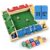 ropoda 12 Inches 4-Way Shut The Box Dice Board Game (2-4 Players) for Kids & Adults [4 Sided Large Wooden Board Game, 8 Dice + Shut-The-Box Rules] Smart Game for Learning Addition