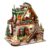 Roroom DIY Miniature House Kit, Snowy Christmas Lodge Dollhouse Kit