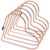 Rose Gold Metal Desktop Storage Rack, Expandable Heart Shaped Holder for Desk, 5 Slot Spring Book Rack, 5.1 x 5.1 in / 13 x 13 cm Compact Size, Office Organization for Magazine and File Storage