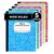 Rosmonde 5 Pack Composition Notebooks Wide Ruled, Color Marble Notebooks
