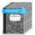Rosmonde 5 Pack Wide Ruled Composition Notebook, Black Marble Notebooks