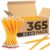 Rosmonde Pencils Bulk, 365 Pack, Pre Sharpened #2, Pencils Set, Easy Hold Grip With Erasers On Top, Sharpened #2 HB for Effortless Writing, Perfect for Classroom Use and Back to School Supplies
