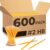 Rosmonde Pencils Bulk, 600 Pack, Pre Sharpened #2, Bulk Yellow Pencils, Easy Hold Grip With Earsers On Top, #2 HB Sharpened, Bulk Supplies for School Districts Classrooms & Colleges