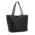 Rosvovo Luxury Handmade Woven Tote Bag for Women – Black Woven Leather Handbag with Inner Pouch
