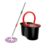 Rotary Mop Bucket Good Free Hand Wash Press Drive for Lazy Peoples