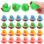 Rotatingpals 24 Pcs Reading Rubber Ducks Bulk Funny Party Favors for Team Bathtub Toy for Birthday Party Supplies Club Player Gift