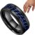 Rotating Ring Sensory Calming Unisex Chain Design Fidget Ring for Office