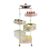 Rotating Storage Shelf Cart, Kitchen Storage Basket Rack