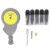 Rotating Tape Measure Compass, Measure Beam Compass Geometry Tool 6ft Retractable Circle Drawing Tool Metric Imperial with 50PCS Pencil Refills