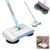 ROTORS Smart Robot Vacuum Mop & Broom, 3-in-1 Manual Push Sweeper (Blue)