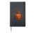 Rottweiler Halloween Dog Lover Jack O Lantern Face Pumpkin Hardcover Journal, Black
