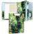 Rouidr Mini 3 Ring Binder with clipboard, 1 inch Round Binder Organizer, 8.5″x5.5″ Cute Binder with 5 Dividers Tabs & Clear Sleeves, School Supplies, Office Supplies