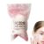 Round Cotton Pads with Notch, Pearl Textured Soft Thick Makeup Remover Pads