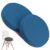 Round Cushion Set 20x2in/50x5cm Round Cushion Thick，Linen，Fill Memory Foam Non-Slip Bottom Zip Design Removable Washable Cover