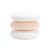 Round Flocked Powder Puff, Soft Cotton Makeup Applicator for Even Loose Setting Powder Distribution