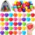 RoundFunny 24 Pcs Foam Dice Stress Ball Fake Soft Slow Dot Stress Anxiety Relief Dice Toys for Kids Adults Board Game Casino Carnival Decoration Party Toy Favors Supplies (Colorful)