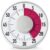 Round Mechanical Countdown Timer Classroom Visual Kitchen with Magnet