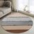 Round Rug 4ft Farm Vintage Grey Wood Board Soft Non-Slip Washable Felt Carpet Pad, Farmhouse Wooden Grain Area Rugs for Living Room Bedroom Bathroom
