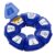 Round Weekly Pill Organizer, Pill Container 7 Day, Cute Travel Pill Case
