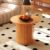 Round Wood Coffee Table with Storage, Small Circle Tables for Small Spaces