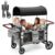 Rovique 4 Seater Wagon Stroller,Wagon Stroller for 4 Kids,Foldable (Gray)