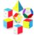 Roxenda Speed Cube Set, Speed Cube Bundle of 2×2 3×3 4×4 Megaminx Windmill Mirror Cube and Pyramid Cube Smoothly Magic Cubes Collection for Kids & Adults [7 Pack] (Stickerless)