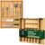 ROYAL CRAFT WOOD Luxury Bamboo Kitchen Drawer Organizer – Silverware Organizer – Utensil Holder and Cutlery Tray with Grooved Drawer Dividers for Flatware and Kitchen Utensils