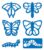 Roylco Butterfly and Friends Stencil Set – Large Template for Kids Ages 3-8, Drawing & Art Reusable Stencils, Spring Stencils, Sidewalk Chalk Stencil, 6 Designs