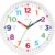 Roymnie Wall Clock for Kids Learning to Tell Time Non Ticking Battery Operated Kids Teaching Clock Small Teaching Time Clock Decorative for Kids Room Classroom School (8 Inch)