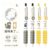 ROZRITX 4 Pcs Cute Cat Pens Cartoon Kitten Retractable Pens 0.5mm Black Ink Writing Pen Kawaii Pen for Girls Boys Women Men Office School Supplies (Cat)
